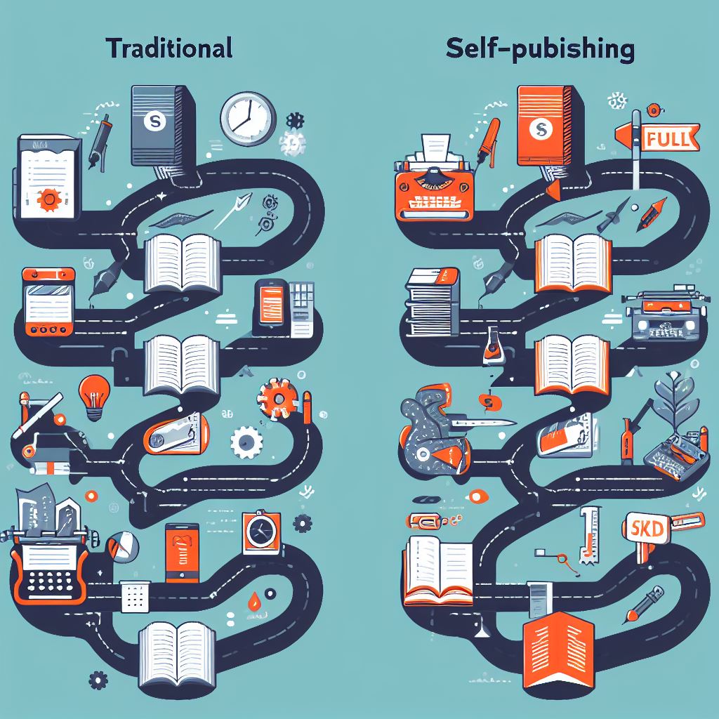 Self-Publishing and Book Publishing Rights: Comparing advantages and disadvantages of traditional and self-publishing.