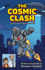 THE COSMIC CLASH Earth's last hope is one suit